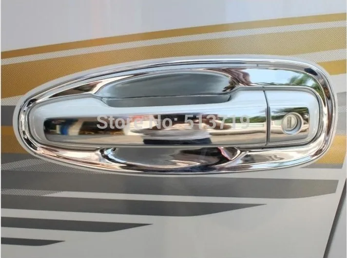 ABS chrome 1 key hole door handle cover fit for Toyota Prado 2014 8pcs per set | Автомобили и мотоциклы