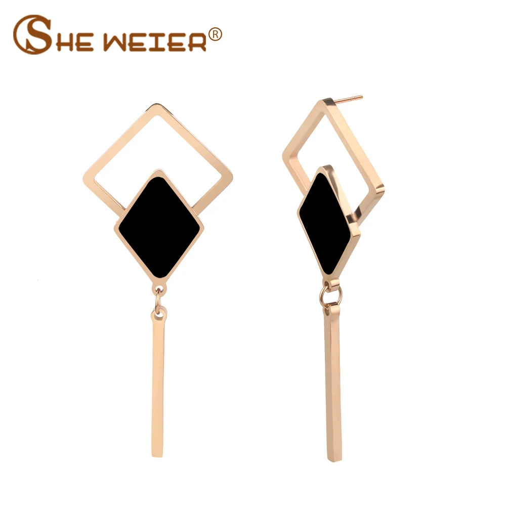 Длинные серьги SHE WEIER 2018 для женщин женские Украшения корейские модные подвесные