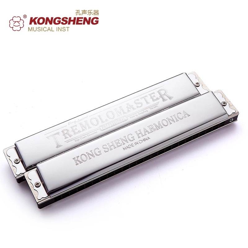 Губная гармошка KONGSHENG Tremolo с 24 отверстиями для рта или начинающих с/# C/D/# D/E/F/# F/G/# G/A/#