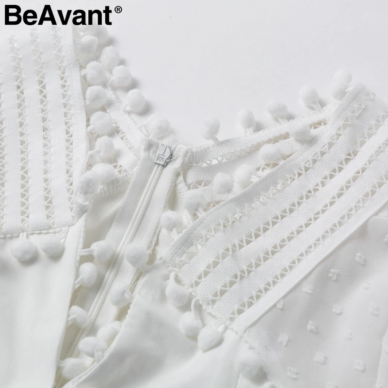 BeAvant винтажное кружевное платье с вышивкой, открытое женское платье с v-образным вырезом и рукавами-фонариками, зимнее платье с высокой талией и подкладкой, женское вечернее платье