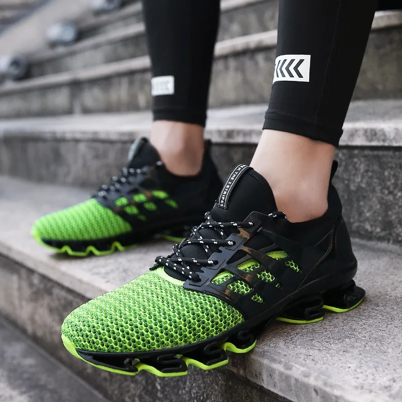 Мужские кроссовки REETENE легкие дышащие на шнурках для прогулок весну 2019 - купить по