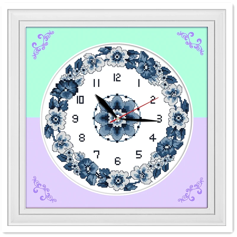 Орхидея китайская счетная Вышивка крестом узор DMC ткань 11CT 14CT Печать на холсте