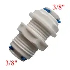 1 шт., 14 дюйма (6,35 мм), 38 дюйма (9,52 мм) OD трубка RO, фитинги с прямой перегородкой, быстрый разъем, система обратной воды