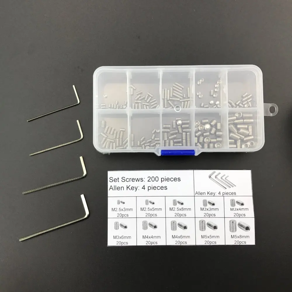 Набор шестигранных гаечных ключей из нержавеющей стали 200 шт. | Обустройство дома