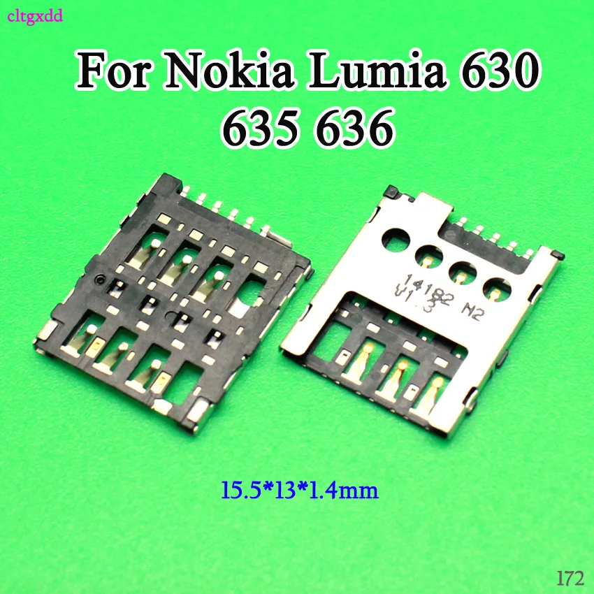 Cltgxdd новый держатель слота для сим-карты порт Замена Ремонт Nokia Lumia 630 635 636 638 628