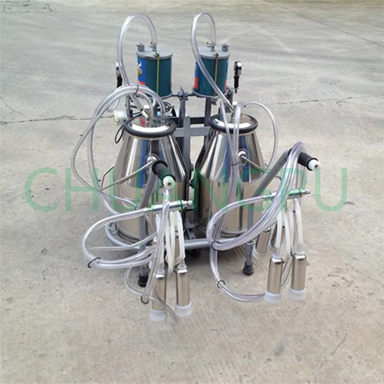 Полностью автоматический портативный поршневой насос доильный станок для