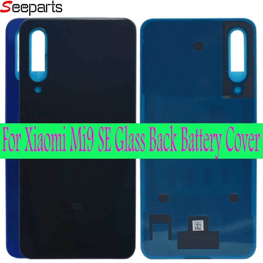 Xiaomi mi 9 SE крышка батареи задняя дверь xiaomi mi 9 SE Задняя стеклянная крышка корпуса чехол панель для xiaomi mi 9 se mi 9 se задняя крышка