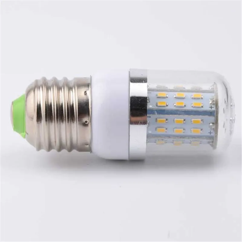 Бесплатная доставка dhl E27 3014 48SMD AC/DC12 ~ 24 V 7 Вт Corn Light SMD3014 светодиодные лампы теплый