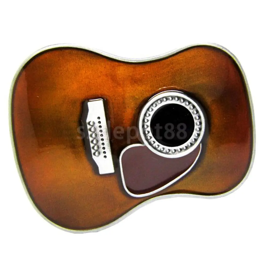 Металлическая поясная пряжка для гитары в винтажном стиле музыкальные кожаные