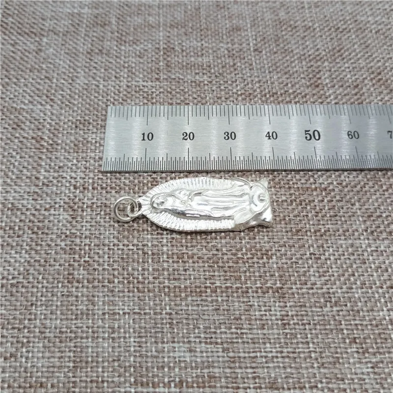 925 пробы Серебряная блестящая Дева Мария Подвеска для ожерелья | Украшения и