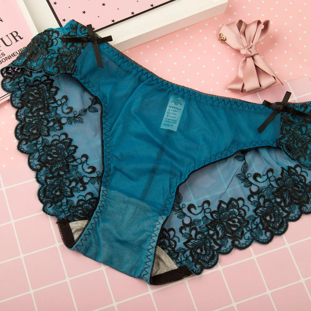 Женские кружевные шорты BEFORW комфортные нейлоновые дышащие трусы с низкой