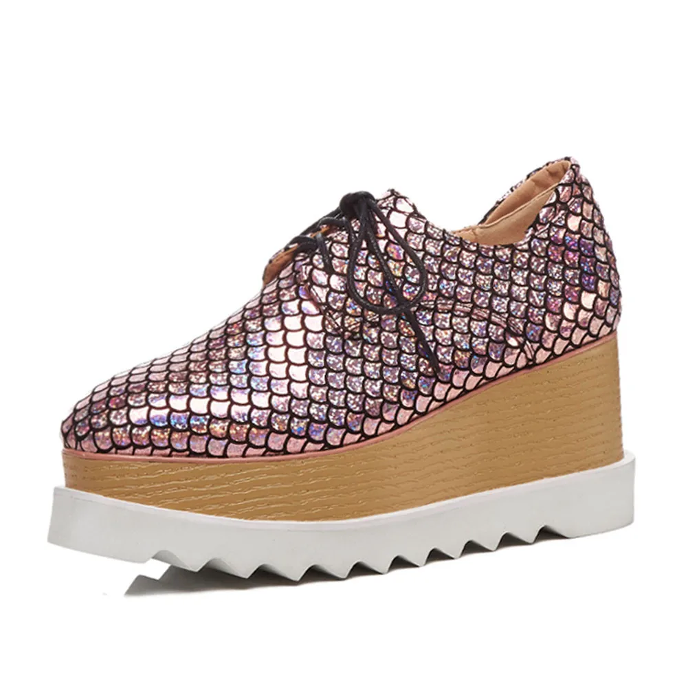 Женские замшевые туфли на танкетке DORATASIA черные повседневные платформе и высоком