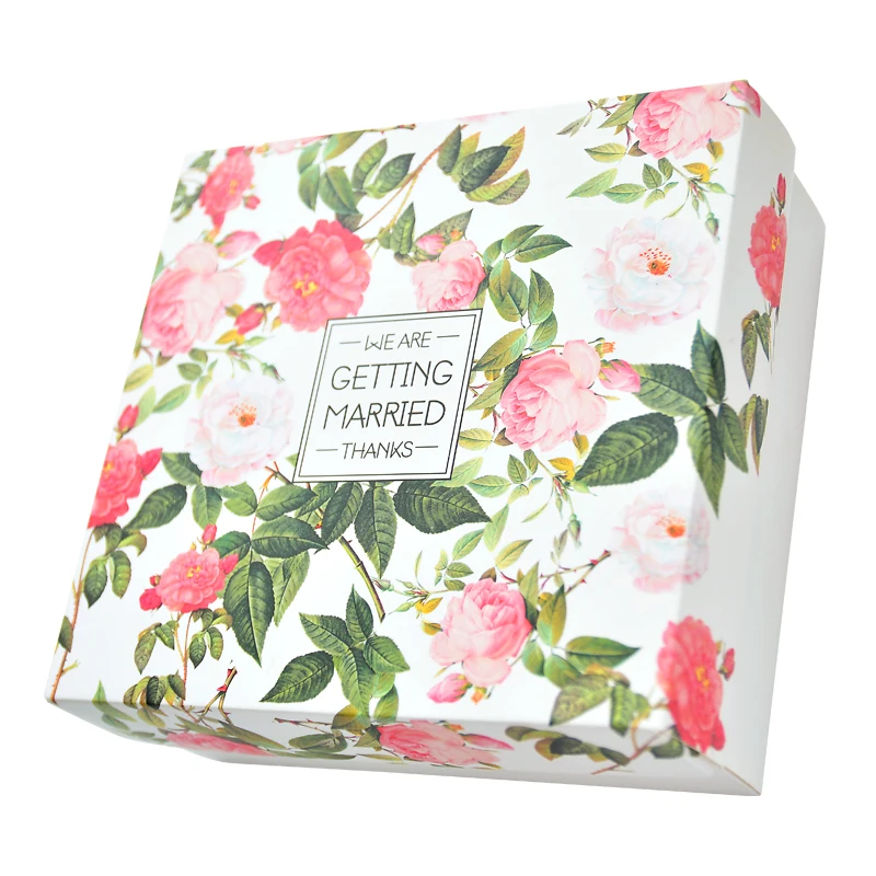 Горячая продажа романтическая роза Подарочная коробка свадебный сувенир