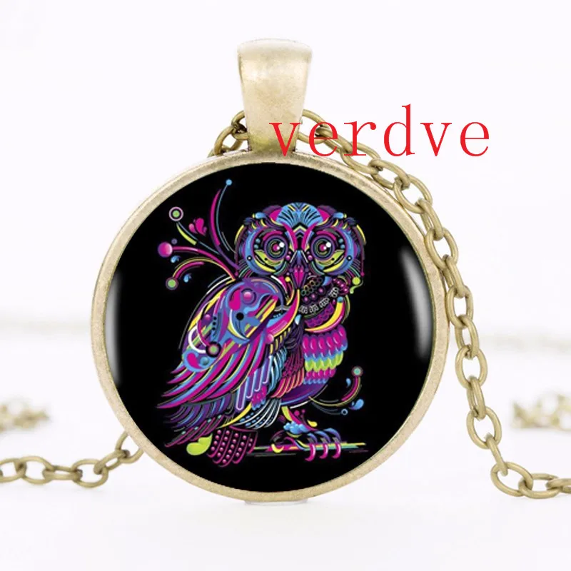2017 ожерелье чокер с разноцветной подвеской в виде совы для женщин аксессуары