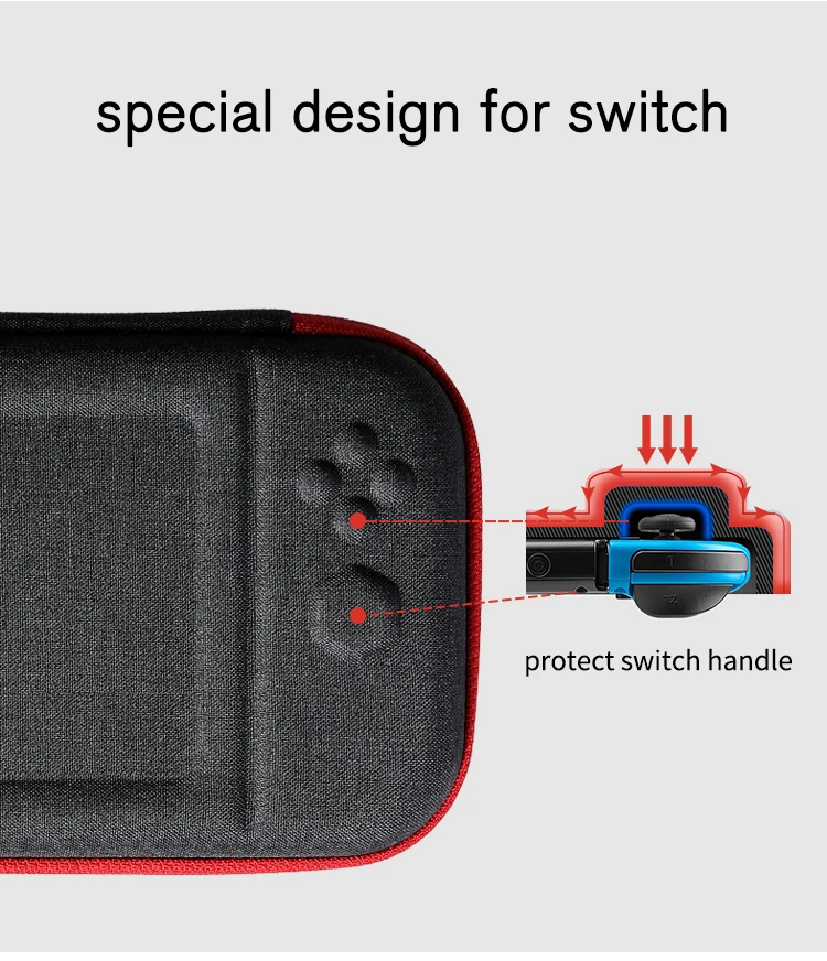 Чехол Liboer Zend Switch, Жесткий Чехол, тонкий чехол для путешествий, для консоли nintendo Switch, аксессуары для переноски