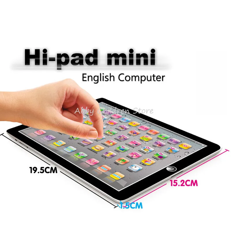 Английский Обучающая машина детей Планшеты игрушка многофункциональным Pad дети