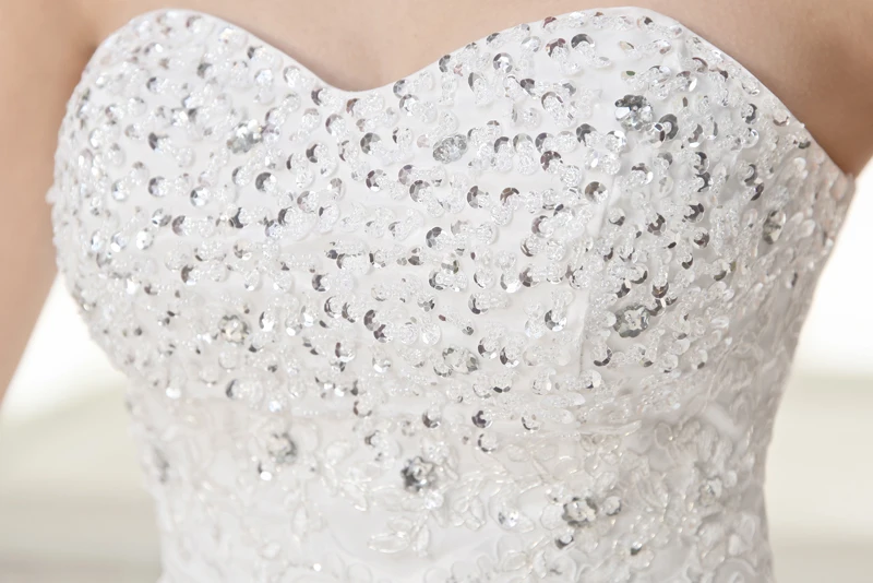 Женское свадебное платье до пола белое с блестками в Корейском стиле 2016 | Свадьбы