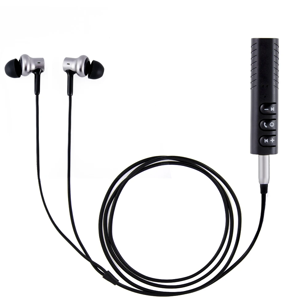 Бегемот автомобильный Bluetooth приемник Джек комплект Hands 3 5 ММ Бесплатная музыка