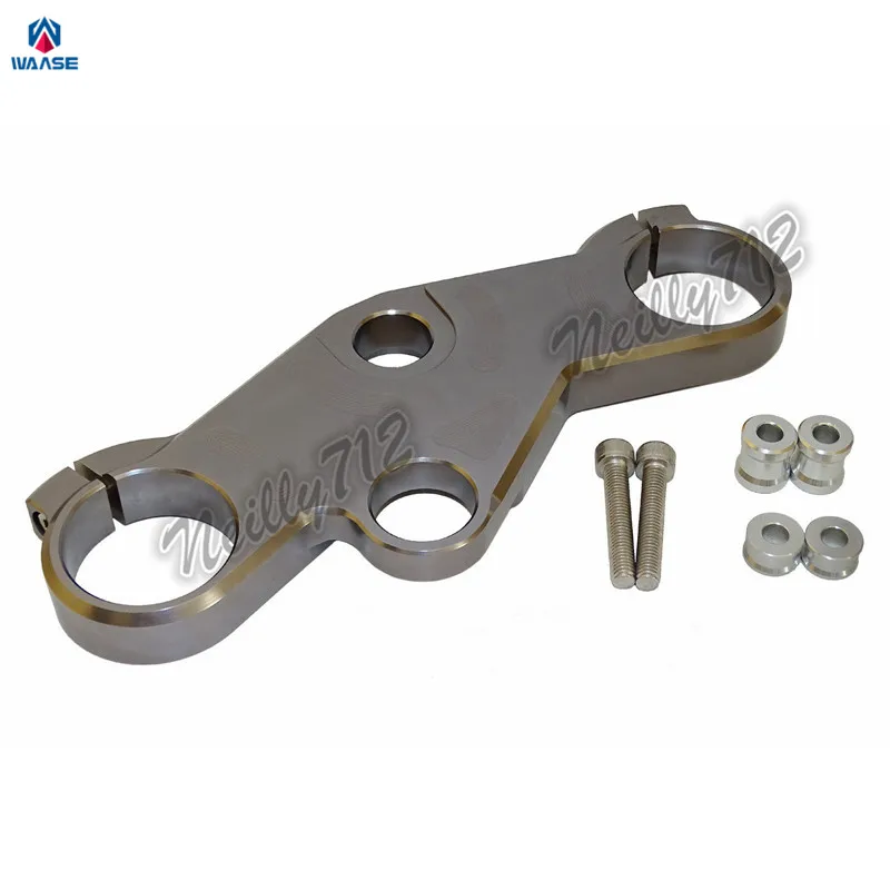 Gray Waase 51311-35F10/51311-39F00 для Suzuki GSXR600 GSXR750 2001 2002 2003 передняя вилка опускания тройной дерево Верхняя Топ зажим кокетка - Цвет: Gray
