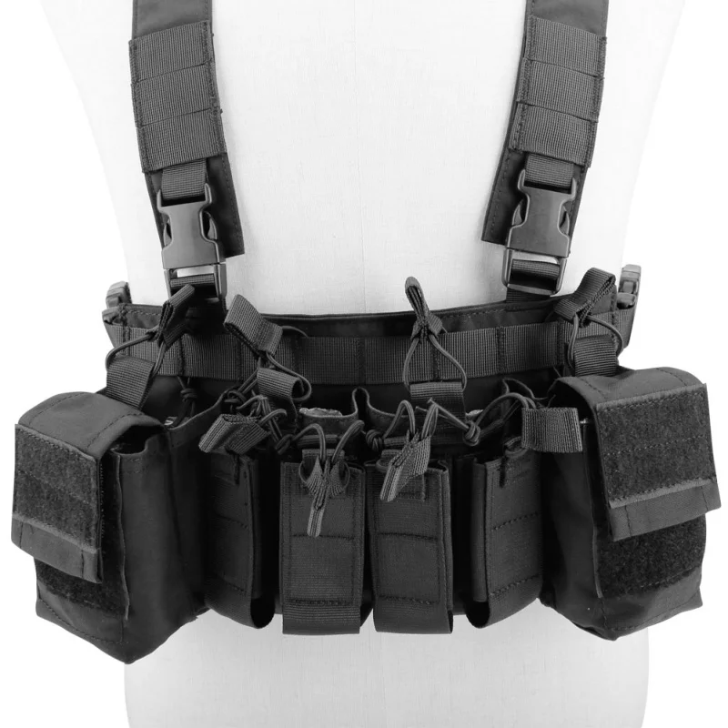 Легко грудь жилет Регулируемая Тактические Recon жилет журнал сумка Airsoft Jacht жилет для пейнтбола
