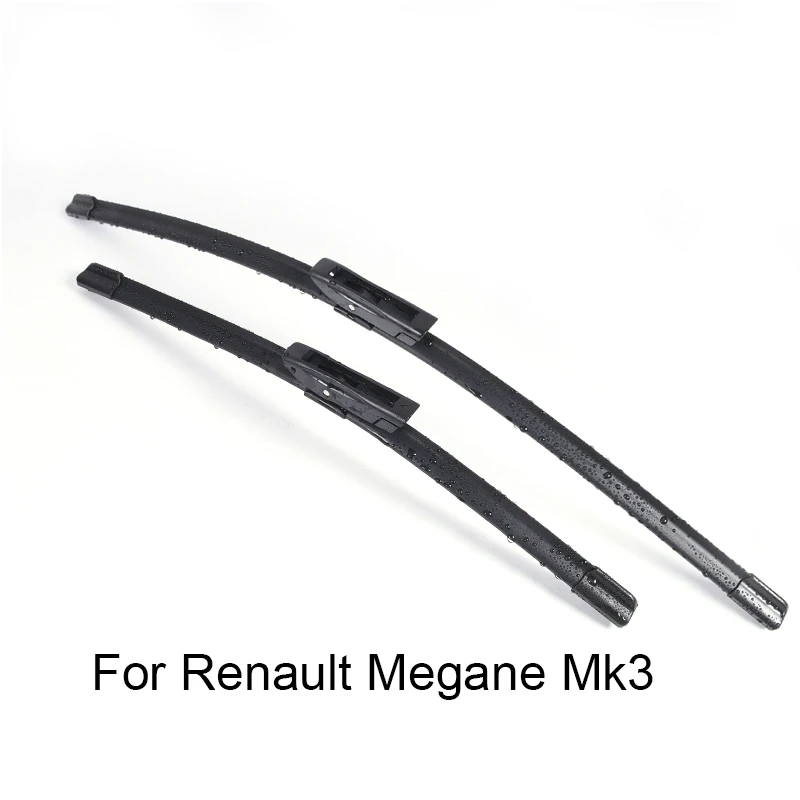 Лезвия очистителей лобового стекла автомобиля для Renault Megane Mk3 форма 2008 2009 2010 2011 2012 2013 автомобильный стеклоочиститель Резина