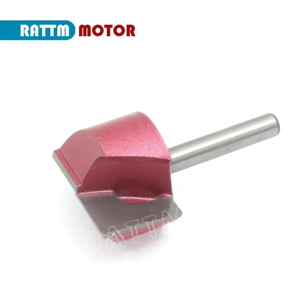 

2pcs Clear bottom knife Milling cutter for wood flat bottom knife engraving bits 6mm Machine tool cutter
