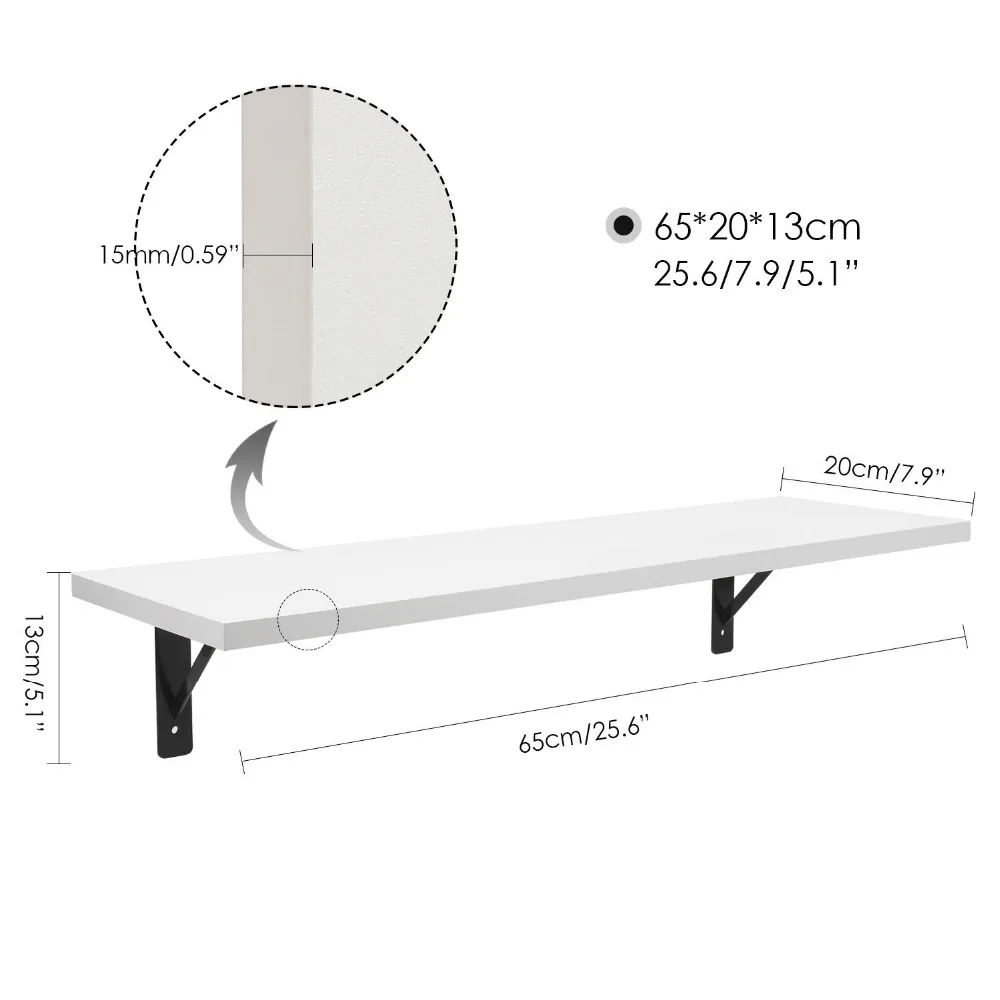(2 компл.) декоративные настенные полки Современная книга полка для хранения на