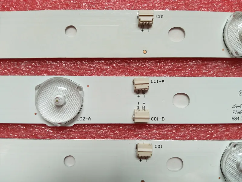 1 комплект = 3 шт. светодиодная подсветка для JS-D-JP3920-061EC JS-D-JP3920-071EC E39F2000 MCPCB AKAI AKTV401