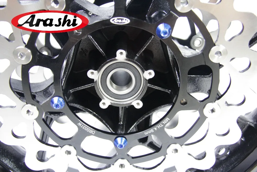 Arashi YZF R1 2015 2017 передний обод колеса тормозной диск ротор для YAMAHA 2016 глянцевый
