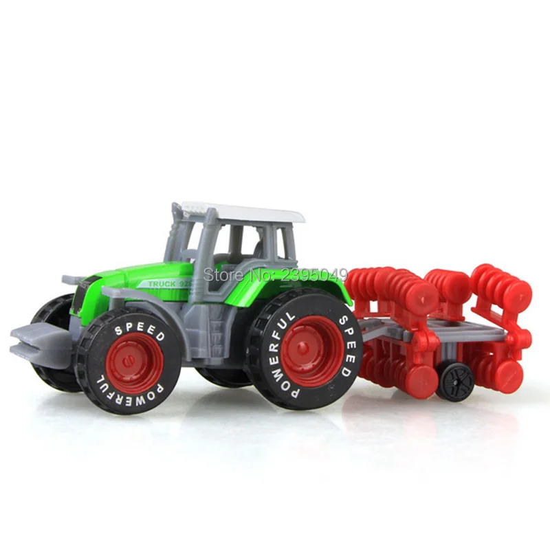 Новинка 4 шт./компл. сплав инженерный автомобиль трактор Игрушечная модель