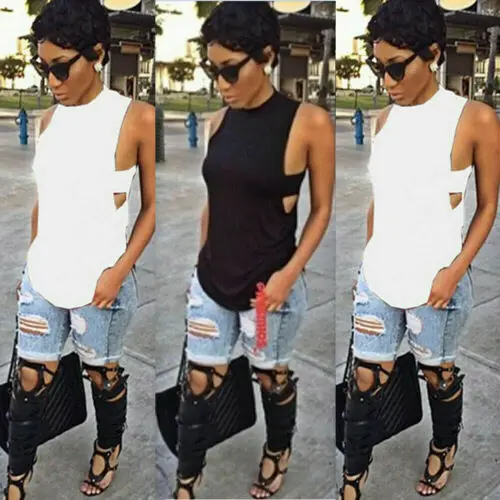 Женский топ на бретельках белый сатиновый Топ без рукавов с треугольным вырезом