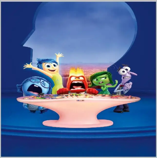 Виниловый фон для студийной фотосъемки с изображением синего стола и печали 240x240