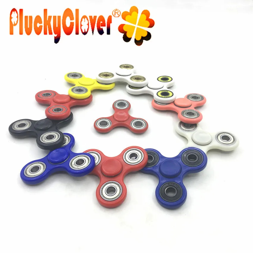 1 шт. детский подарок EDC Tri Spinner игрушки фиджет ручной Спиннер металл Пальчиковый