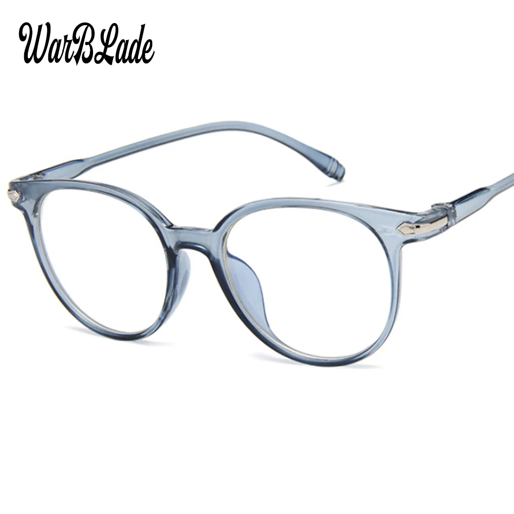 Женская оправа для очков мужская анти-синий светильник винтажная с круглыми