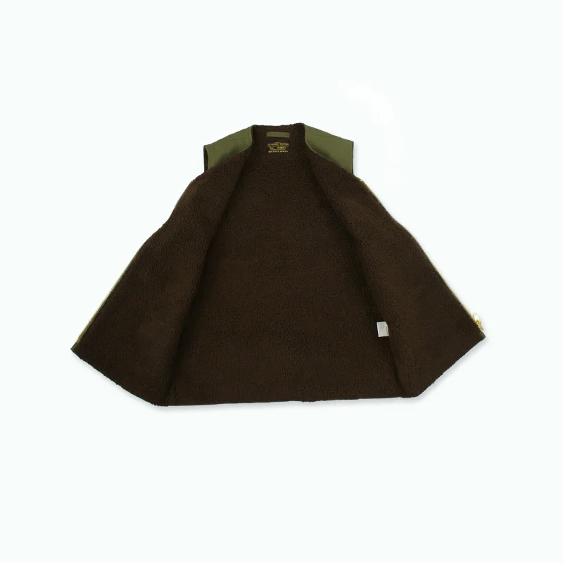 Винтаж темно армейский зеленый бархатный жилет для мужчин толстый кашемировый