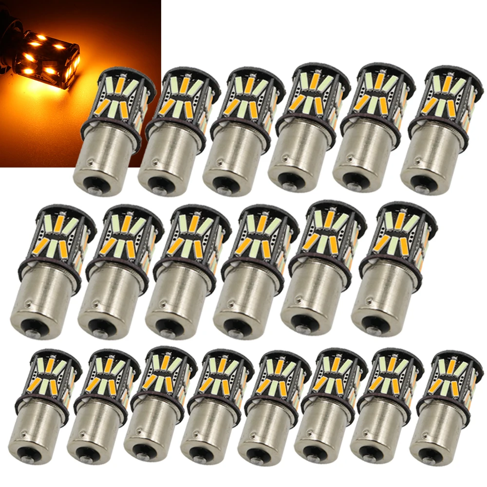 Светодиодная автомобильная лампа YSY50x BAU15S 1156 7440 31SMD 7020 Задний сигнал поворота