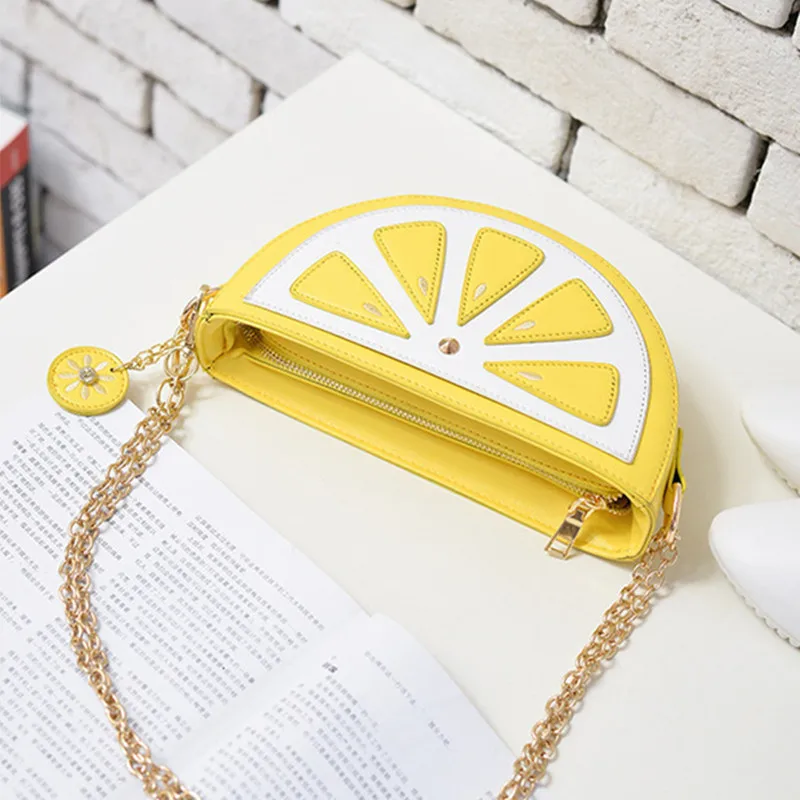 Индивидуальная женская сумка-мессенджер из искусственной кожи в форме фруктов