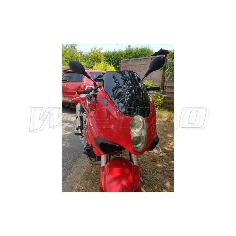 Black Мотоцикл двойной пузырь лобовое стекло ветер экран для 2005-2008 2009 2012 Hyosung GT125R GT250R GT650R GT 125 250 650 R - Цвет: Black