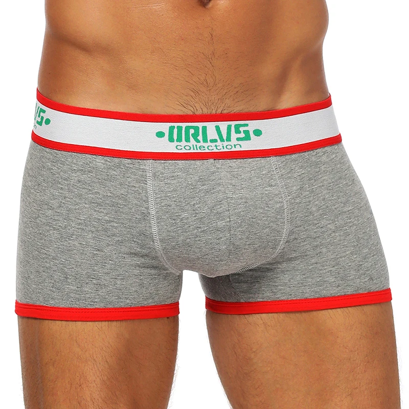 

ORLVS Brand Men Underwear Boxershort Cueca Homme Male Boxer Shorts Men Underpants Sleepwear Cotton Men Underwear Sexy Panties