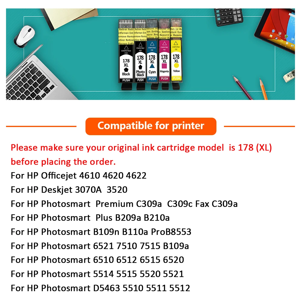 Картридж для HP 178 Xiangyu совместимый с картриджем hp