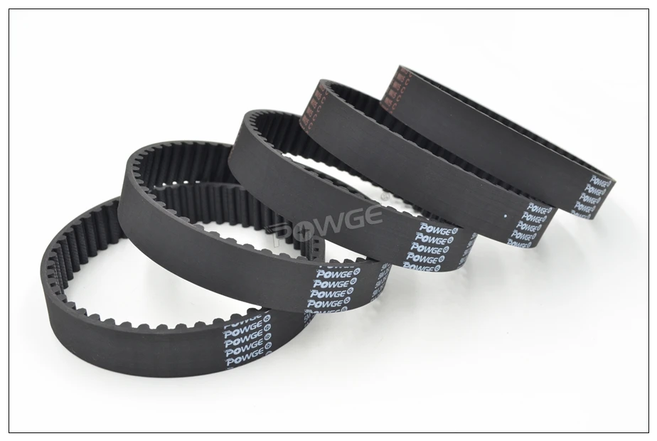 Синхронный ремень POWGE 380/385/390/395 5 м зубья = 76/77/78/79 много ширины замкнутый контур HTD