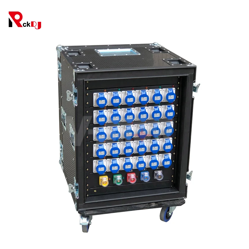 30CH CEE блок питания для сценического светильник и диско DJ 30x3 Pin 16A 2xMultii-socketfor Disco Club |