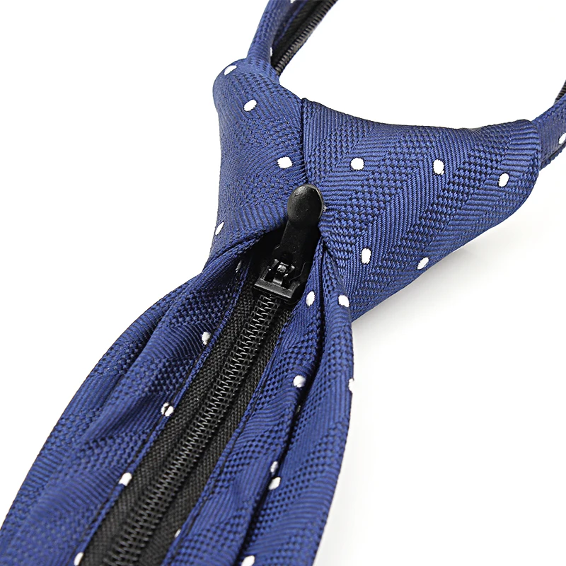Мужской облегающий галстук деловой на молнии 5 см|fashion necktie|zipper tiesskinny tie |