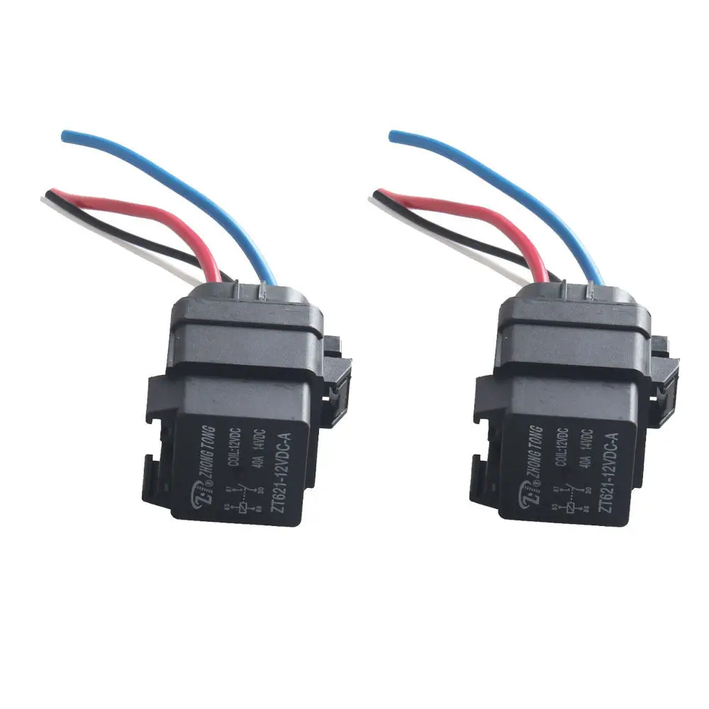 2 шт. водонепроницаемые штекеры для автомобиля грузовика DC 12 В 40 А|relay plug socket|40a 12v