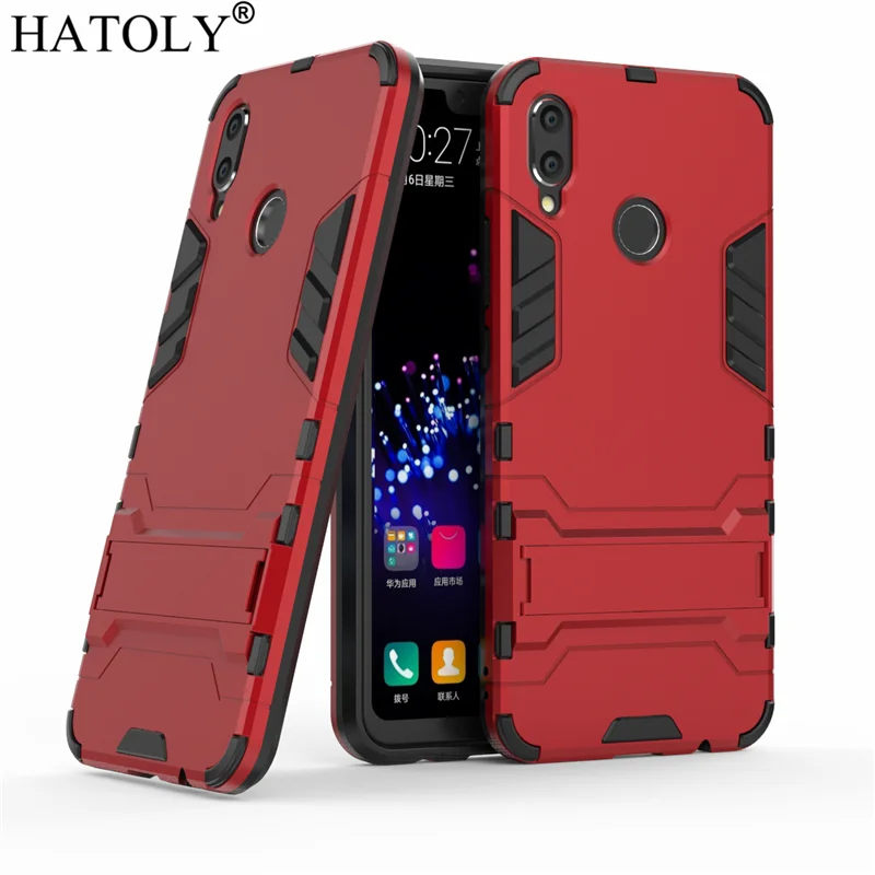 Защитный чехол HATOLY для huawei P Smart Plus из силиконовой резины 6 3 дюйма | Мобильные