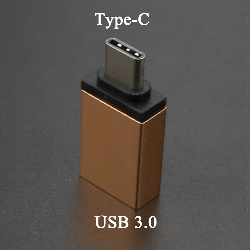 USB 3.0 to Type-C Юйси тип-c конвертер к Micro USB 3,0 USB-C адаптер для iPhone и Android зарядное устройство/дата кабель разъем к iOS порт - Цвет: USB 3.0 to Type-C