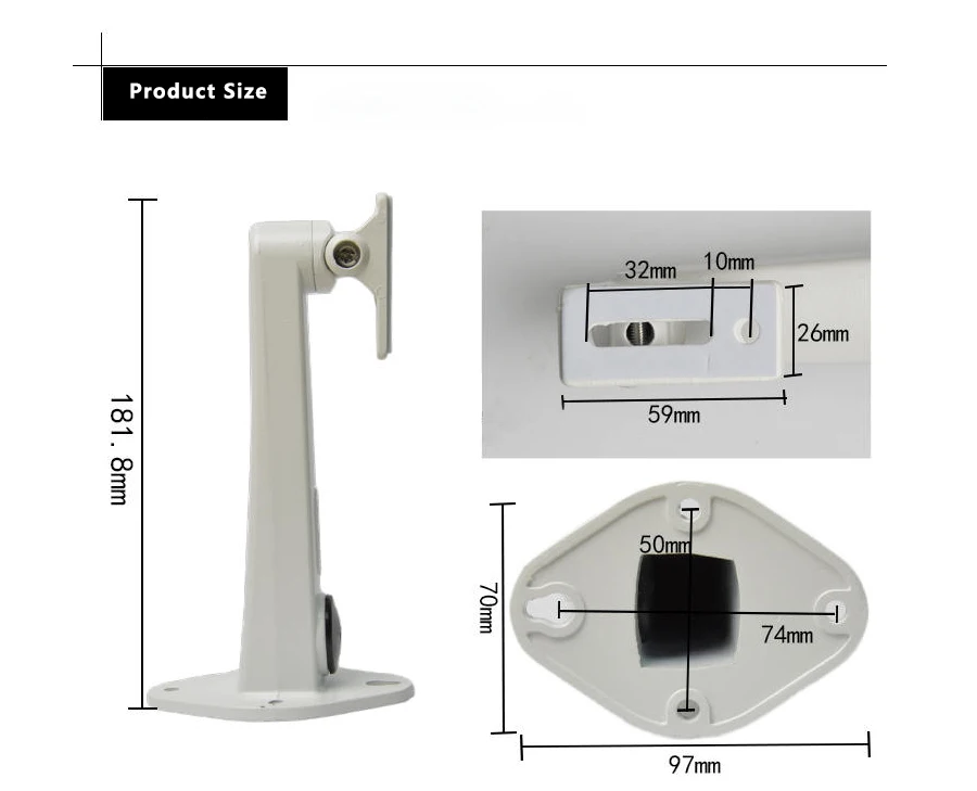 Безопасности Крытый Открытый настенный кронштейн ds-1292zj для Hikvision ds-2cd2232-i5/i3 ds-2cd3t45(d)-i3/i5/i8 ds-2cd2t45 IP Камера