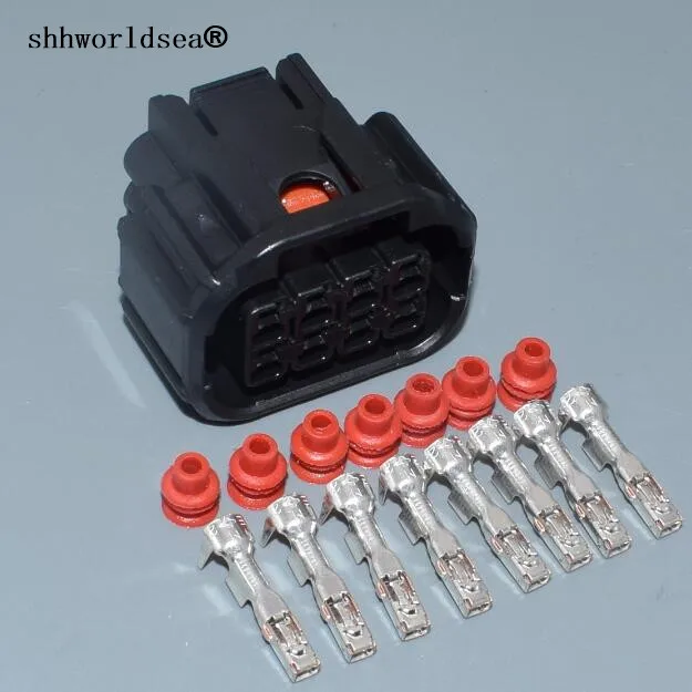 Shhworld Sea, 8 Pin, автомобильный, женский, водонепроницаемый разъем, светодиодный, для фар, разъем динамика, 6189-7423 для Honda Civic Odyssey XRV VEZEL