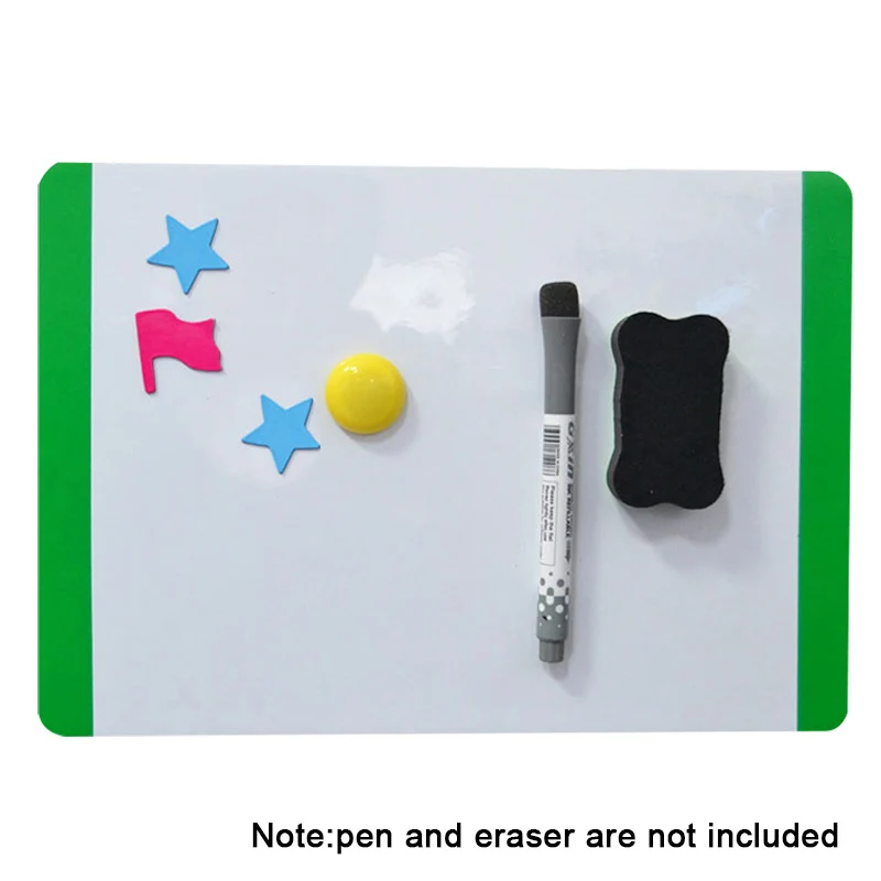 High Magnetic Board Whiteboard A4 21x30cm PVC Gift For Drawing Message Fridge Refrigerator UEJ
