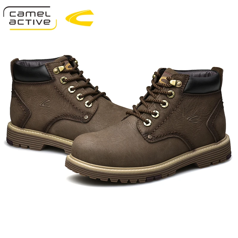 Camel Active/Новые мужские зимние ботильоны теплые короткие лыжные ботинки с плюшевой
